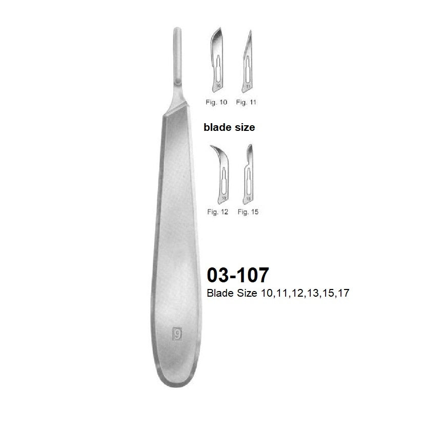 COLLIN SCALPEL HANDLE #9, 03-107
