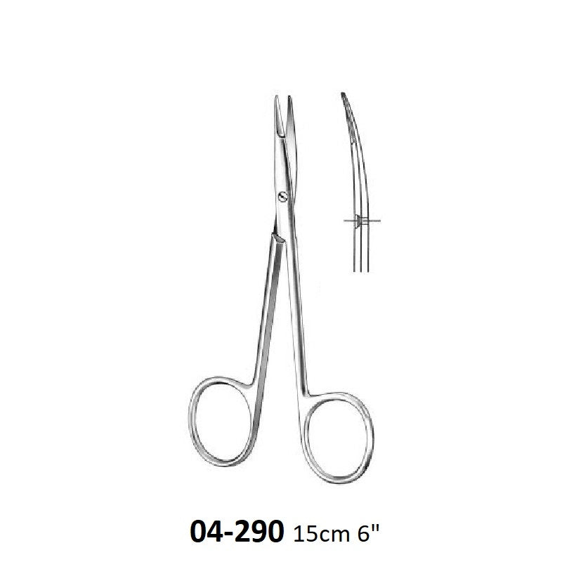 KILNER OPERATING,DISSECTING CURVED SCISSORS 04-290