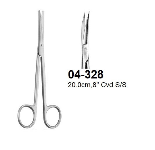 SIMS DISSECTING & GYNECOLOGICAL SCISSORS, 04-328