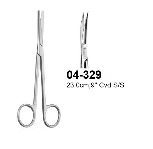 SIMS DISSECTING & GYNECOLOGICAL SCISSORS, 04-329