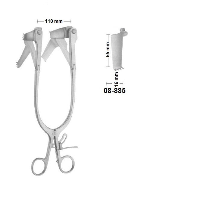 Cloward Modif.Retractor, 08-885