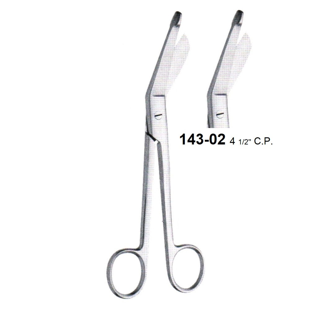 LISTER BANDAGE SCISSORS(CHROME PLATED) 143-02