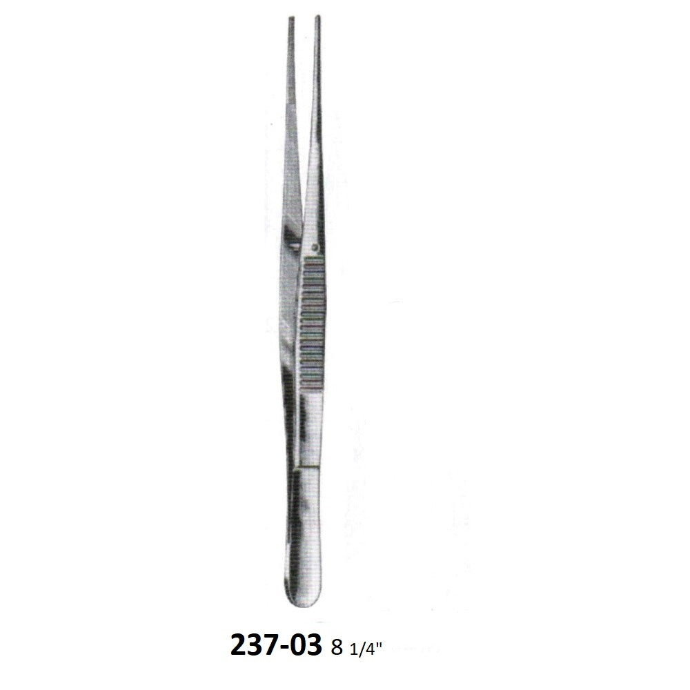POTT-SMITH DRESSING FORCEPS,SERRATED 237-03