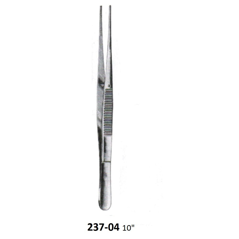 POTT-SMITH DRESSING FORCEPS,SERRATED 237-04