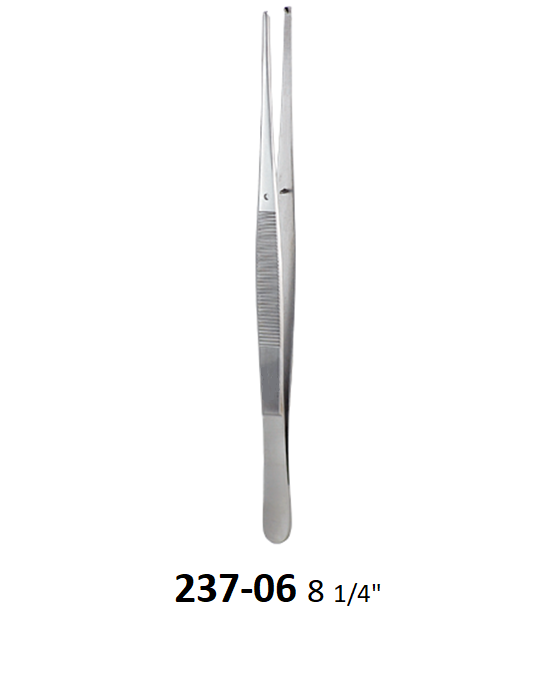 POTT-SMITH TISSUE FORCEPS, 1x2 TEETH 237-06