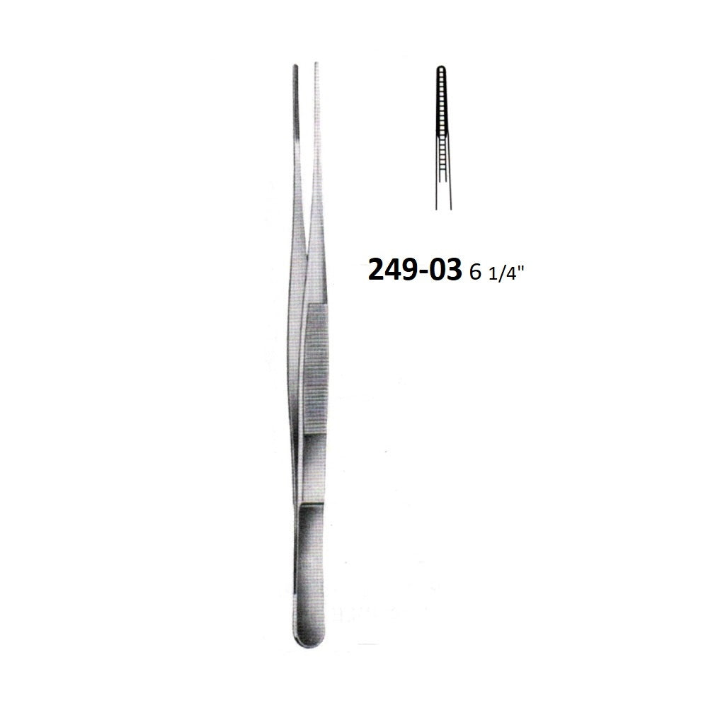 DE BAKEY TISSUE FORCEPS,2.5mm 249-03