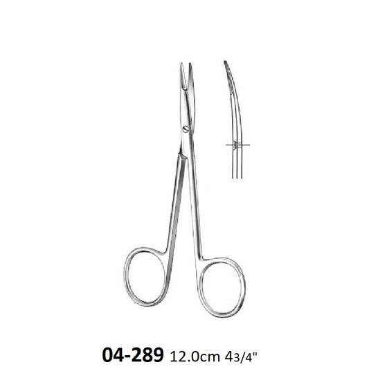 KILNER OPERATING,DISSECTING CURVED SCISSORS 04-289