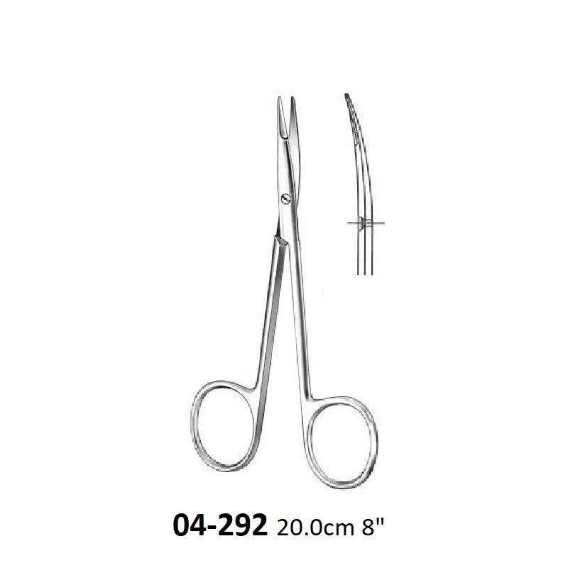 KILNER OPERATING,DISSECTING CURVED SCISSORS 04-292