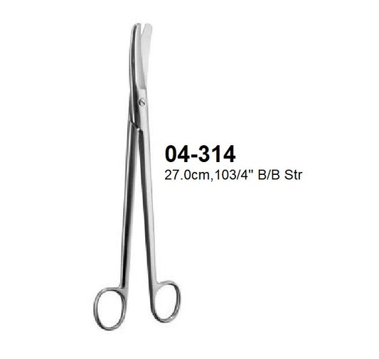 DUBOIS DISSECTING & GYNECOLOGICAL SCISSORS, 04-314