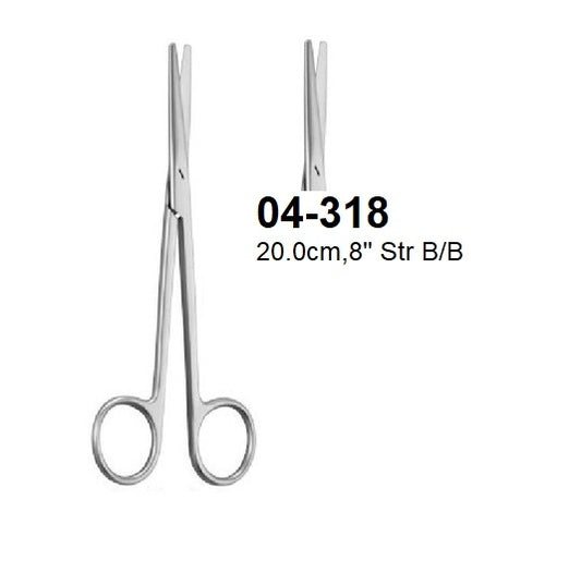 SIMS DISSECTING & GYNECOLOGICAL SCISSORS, 04-318