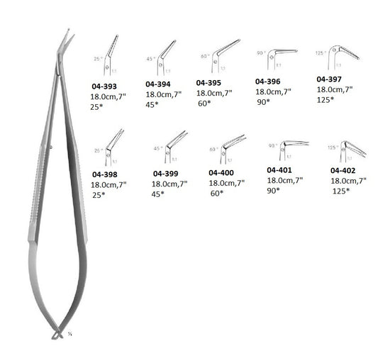 ARTERY SCISSORS Probe end Angled