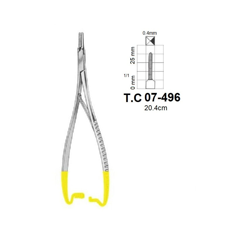 Mathieu-Rayder Vascular Needle Holders, T.C 07-496