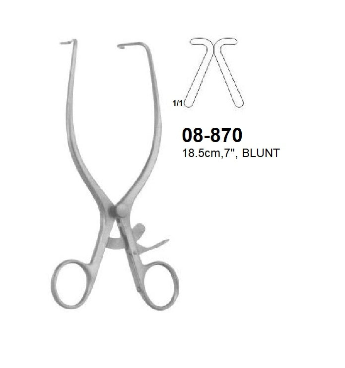 Jackson Burrows Retractor, 08-870