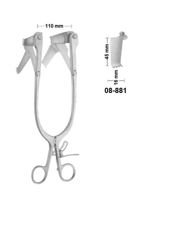 Cloward Modif.Retractor, 08-881