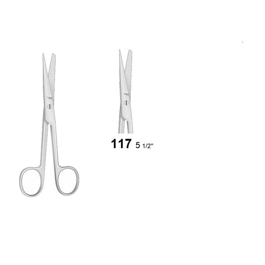 DEAVER SCISSORS STRAIGHT 117