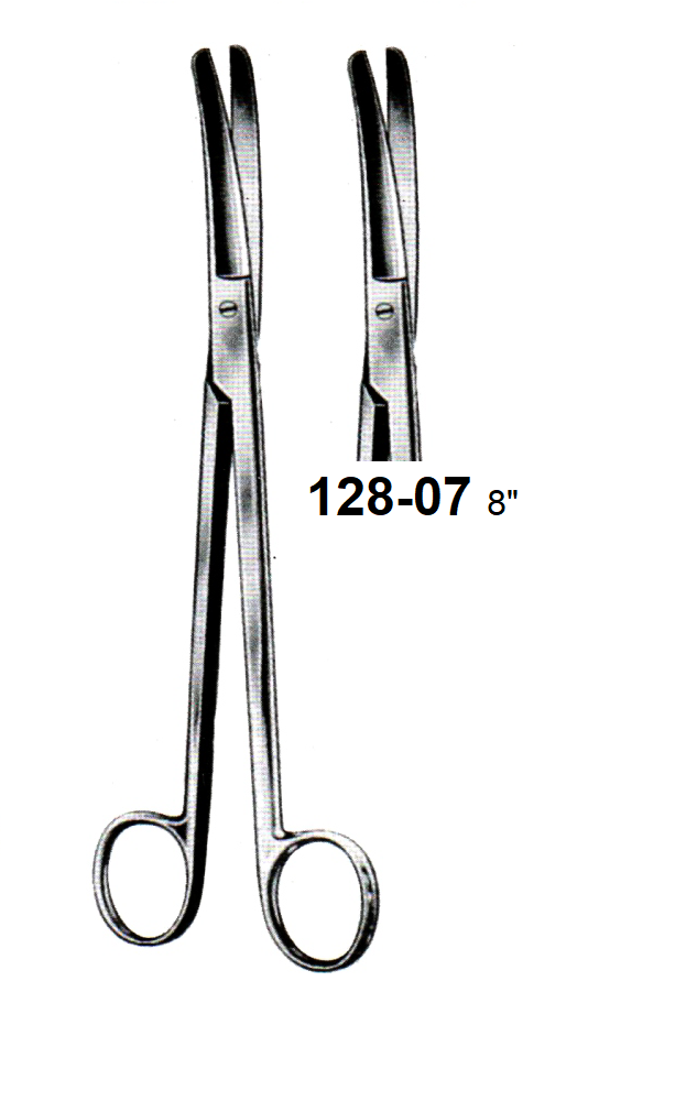 SIMS UTERINE SCISSORS CURVED 128-07
