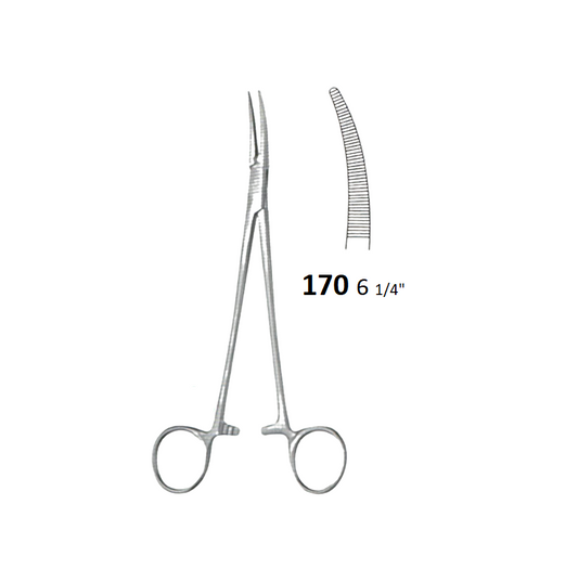 RANKIN CRILE FORCEPS CURVED 170