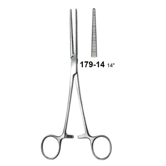 ROCHESTER / PEAN FORCEPS STRAIGHT 179-14