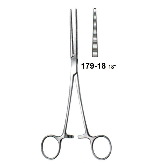 ROCHESTER / PEAN FORCEPS STRAIGHT 179-18