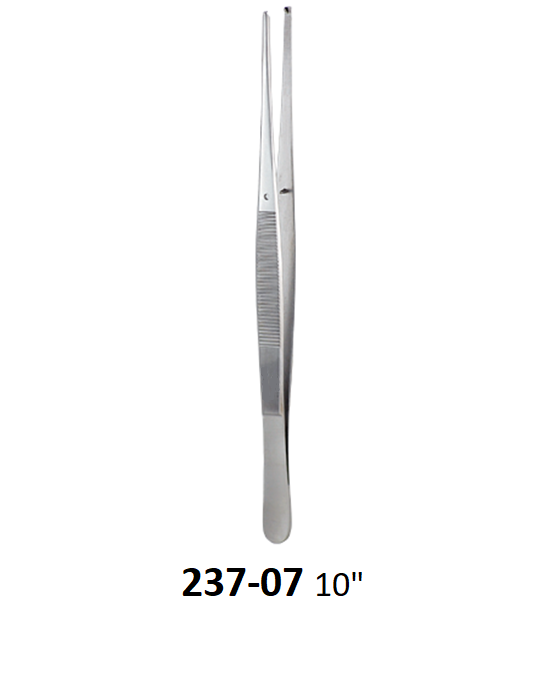 POTT-SMITH TISSUE FORCEPS, 1x2 TEETH  237-07