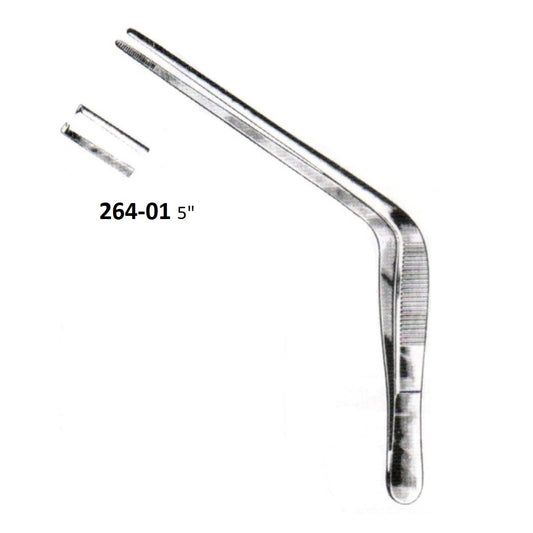 WILDE EAR FORCEPS,BAYONET FORCEPS 1x2 TEETH 264-01