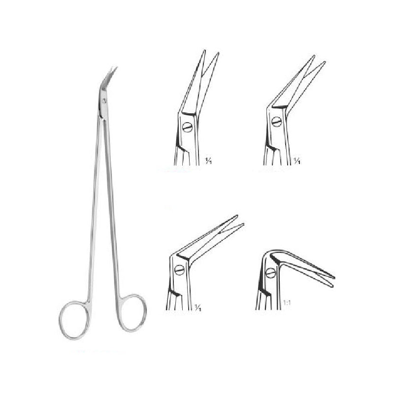 POTTS-SMITH VASCULAR SCISSORS S/S ANGLED